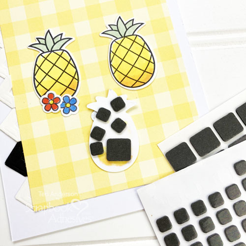 Aloha Nodding Pineapple Card by Teri Anderson for Scrapbook Adhesives by 3L
