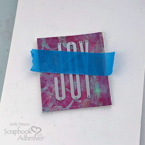 Find Joy Card in Two Ways by Judy Hayes for Scrapbook Adhesives by 3L 