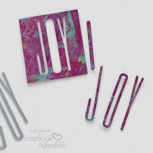 Find Joy Card in Two Ways by Judy Hayes for Scrapbook Adhesives by 3L 