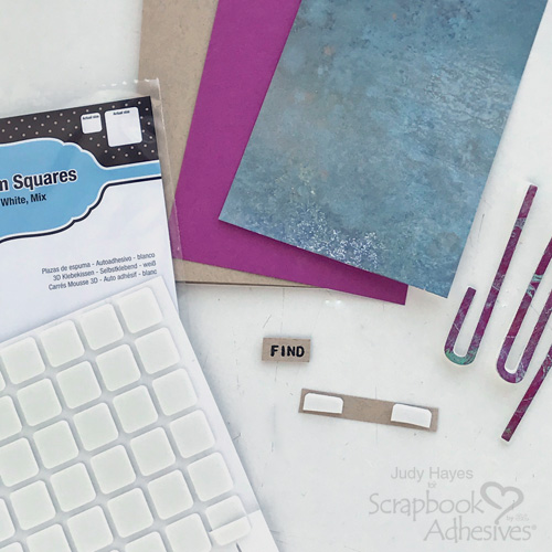 Find Joy Card in Two Ways by Judy Hayes for Scrapbook Adhesives by 3L