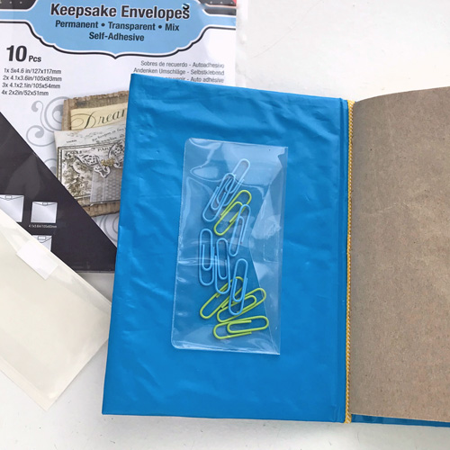 Upcycle Packaging to a Mini Journal by Judy Hayes for Scrapbook Adhesives by 3L