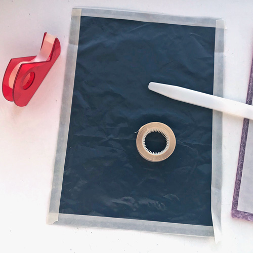 Upcycle Packaging to a Mini Journal by Judy Hayes for Scrapbook Adhesives by 3L