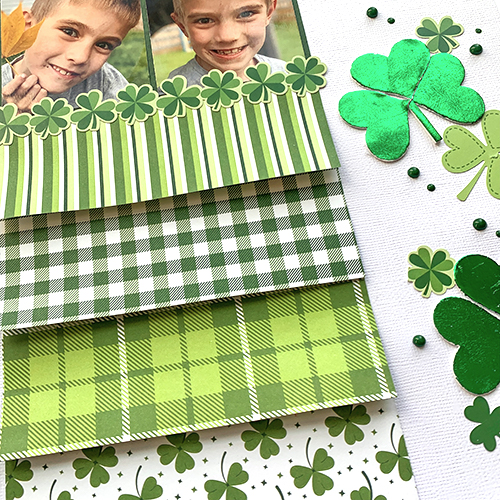 Lucky Scrapbook Layout by Christine Meyer for Scrapbook Adhesives by 3L