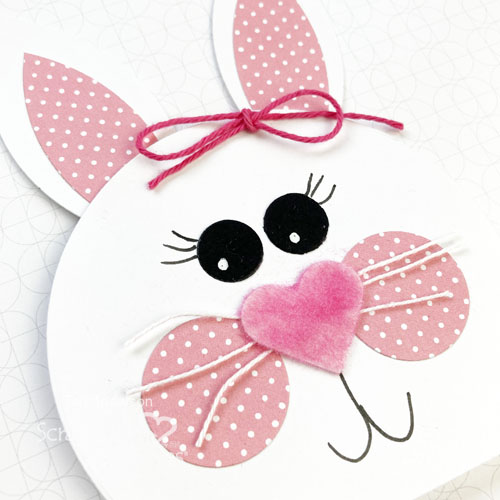 Cute Bunny Shaped Cards by Teri Anderson for Scrapbook Adhesives by 3L