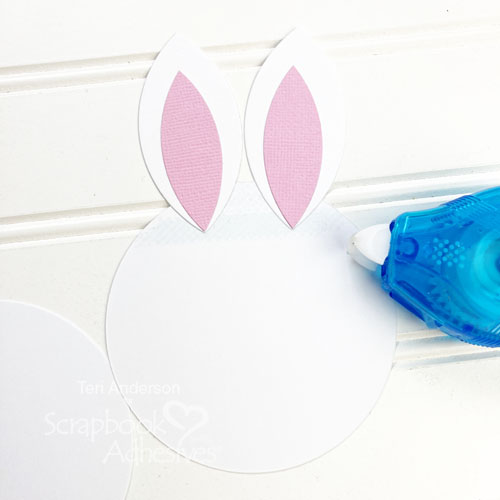 Cute Bunny Shaped Cards by Teri Anderson for Scrapbook Adhesives by 3L