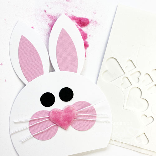 Cute Bunny Shaped Cards by Teri Anderson for Scrapbook Adhesives by 3L