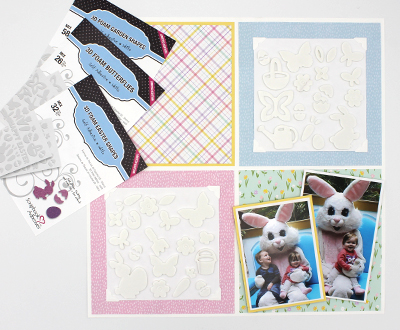 Faux Embossed Easter Layout by Tracy McLennon for Scrapbook Adhesives by 3L