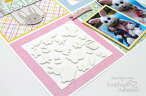 Faux Embossed Easter Layout by Tracy McLennon for Scrapbook Adhesives by 3L