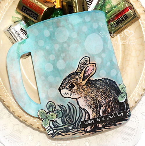 Shaped Bunny Cup Pocket by Connie Mercer for Scrapbook Adhesives by 3L