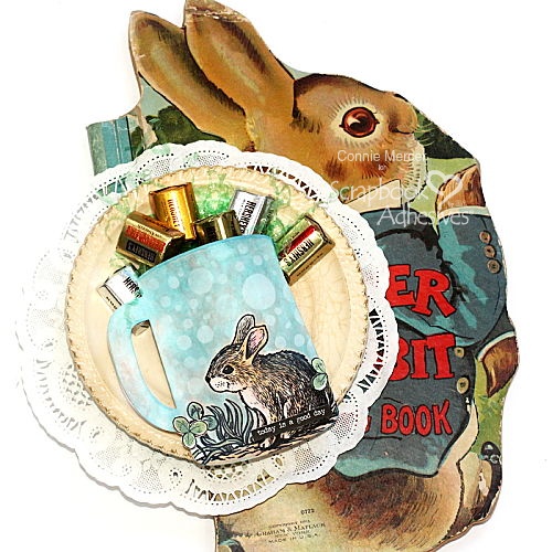 Shaped Bunny Cup Pocket by Connie Mercer for Scrapbook Adhesives by 3L