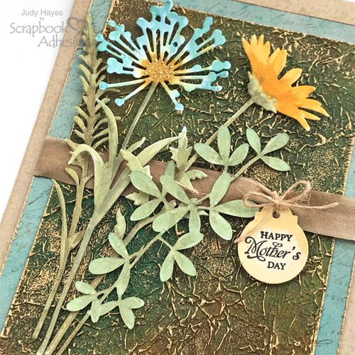 Unique Background Mother's Day Card by Judy Hayes for Scrapbook Adhesives by 3L 