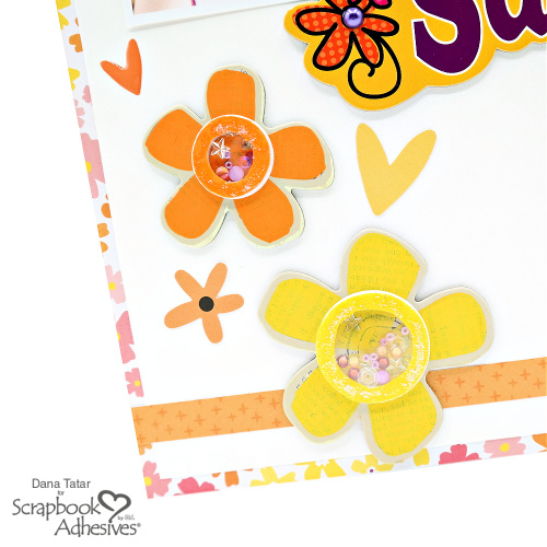 3D Foam Circle Frames Shakers by Dana Tatar for Scrapbook Adhesives by 3L