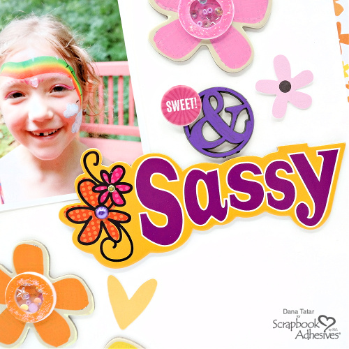 3D Foam Circle Frames Shakers by Dana Tatar for Scrapbook Adhesives by 3L