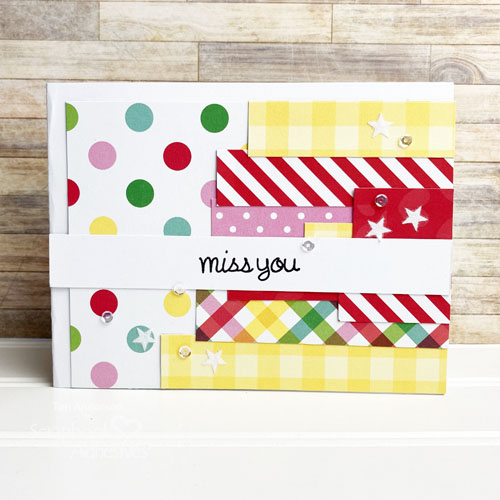 Quick Cards with Paper Strips by Teri Anderson for Scrapbook Adhesives by 3L