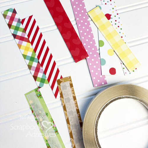 Quick Cards with Paper Strips by Teri Anderson for Scrapbook Adhesives by 3L