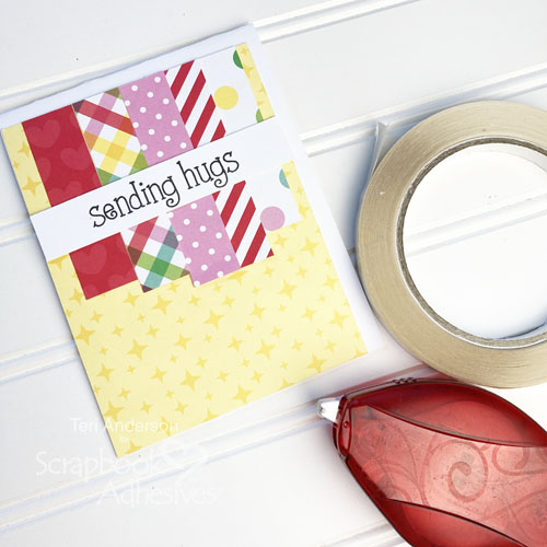 Quick Cards with Paper Strips by Teri Anderson for Scrapbook Adhesives by 3L