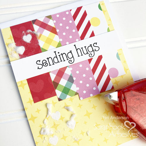 Quick Cards with Paper Strips by Teri Anderson for Scrapbook Adhesives by 3L