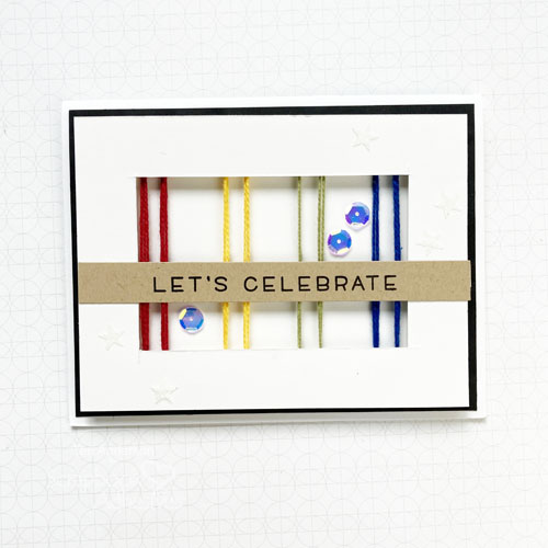Faux String Art Celebrate Cards by Teri Anderson for Scrapbook Adhesives by 3L