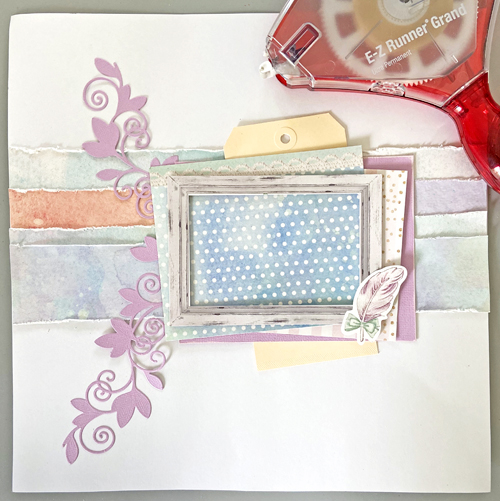 Together Watercolor Layout by Margie Higuchi for Scrapbook Adhesives by 3L 