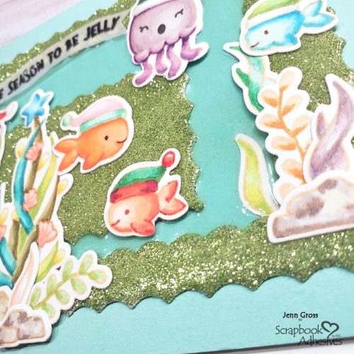 Tis the Sea-son Card by Jenn Gross for Scrapbook Adhesives by 3L