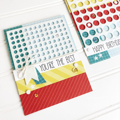 Easy Grids of Circles Card by Teri Anderson for Scrapbook Adhesives by 3L