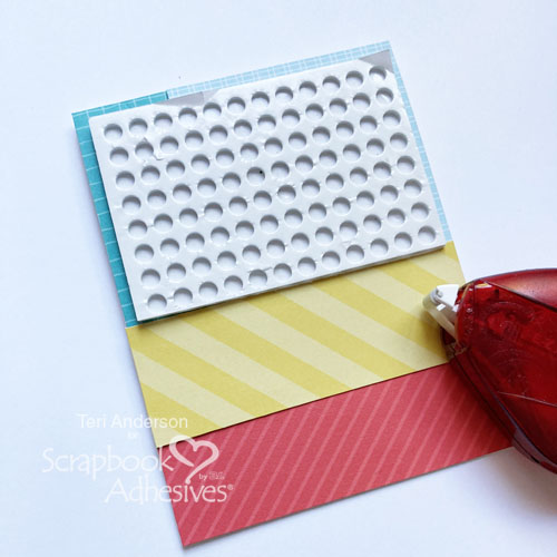 Easy Grids of Circles Card by Teri Anderson for Scrapbook Adhesives by 3L