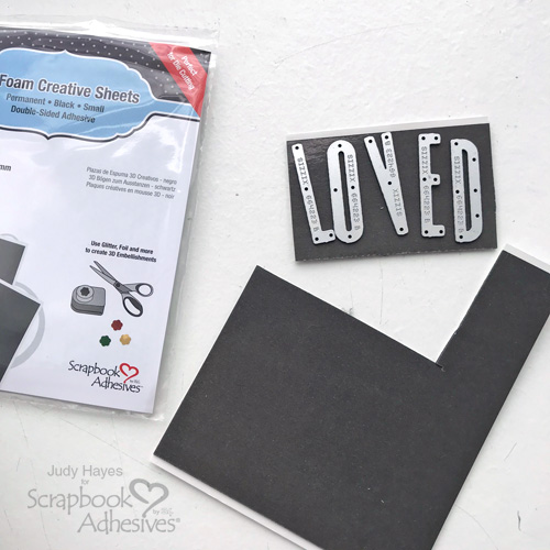 So Loved Hearts Card by Judy Hayes for Scrapbook Adhesives by 3L