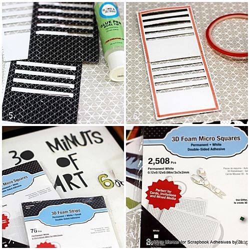 30 Minutes of Art Scrapbook Layout by Connie Mercer for Scrapbook Adhesives by 3L