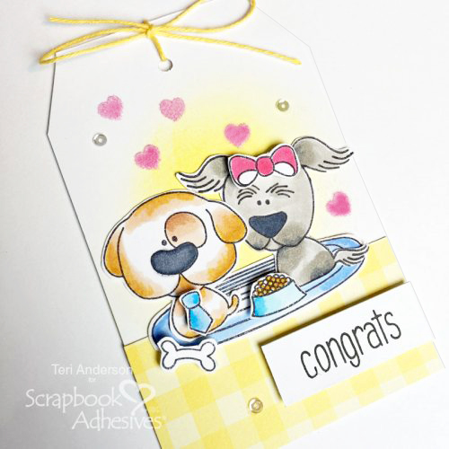 Dog Treat Gift Tag by Teri Anderson for Scrapbook Adhesives by 3L