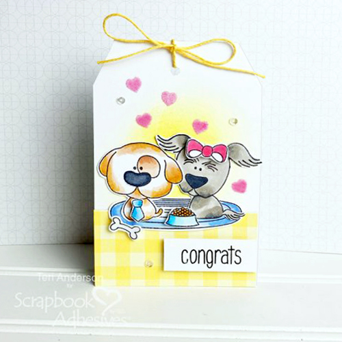 Dog Treat Gift Tag by Teri Anderson for Scrapbook Adhesives by 3L