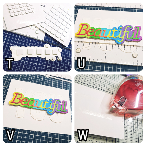 Beautiful YOU Card by Jenn Gross for Scrapbook Adhesives by 3L 