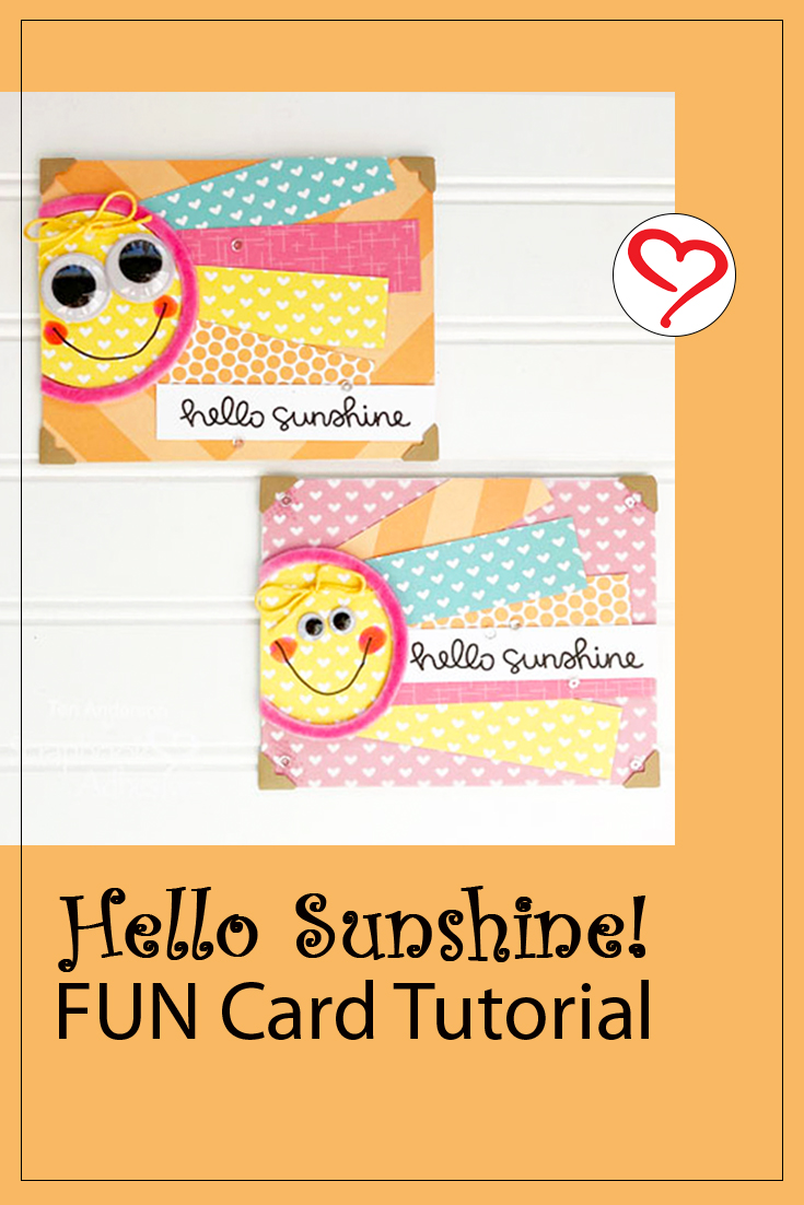 Sunny Cards for Summer by Teri Anderson for Scrapbook Adhesives by 3L Pinterest