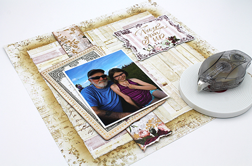 Dimensional Layout Step by Step by Tracy McLennon for Scrapbook Adhesives by 3L