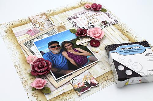 Dimensional Layout Step by Step by Tracy McLennon for Scrapbook Adhesives by 3L