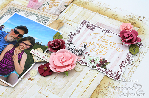 Dimensional Layout Step by Step by Tracy McLennon for Scrapbook Adhesives by 3L
