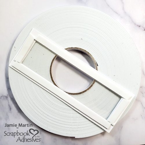 Striped Birthday Shaker Slimline by Jamie Martin for Scrapbook Adhesives by 3L