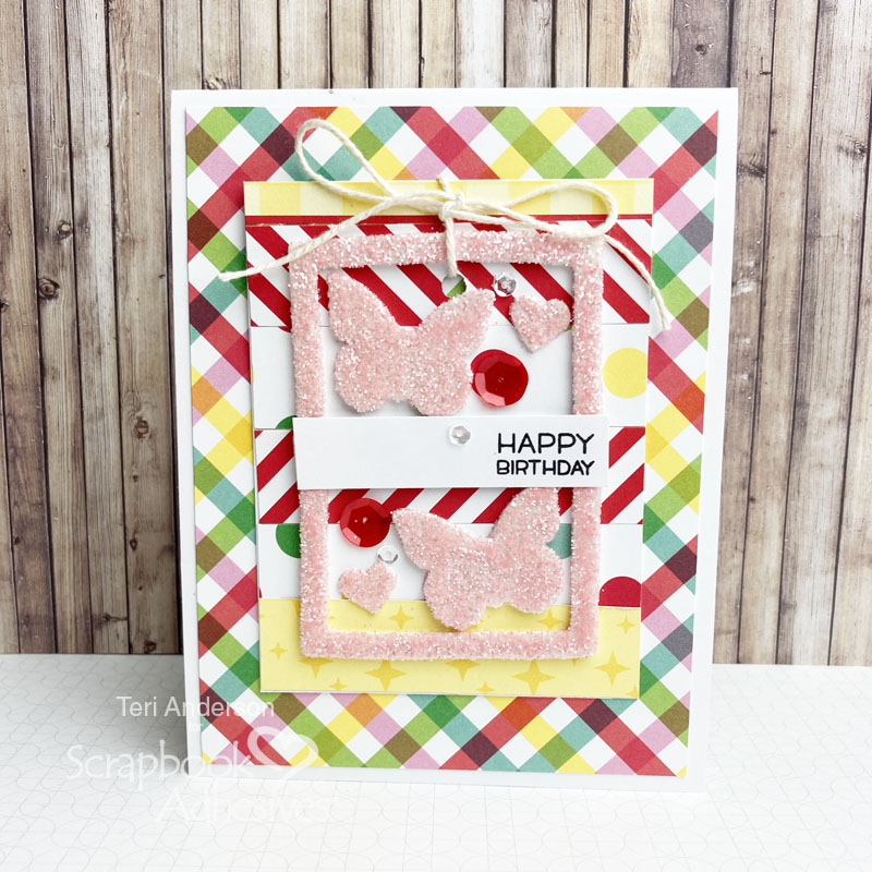 2 for 1 Birthday Tag Cards by Teri Anderson for Scrapbook Adhesives by 3L