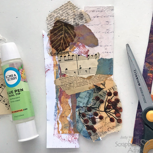 Celebrate You Collage Tag by Judy Hayes for Scrapbook Adhesives by 3L