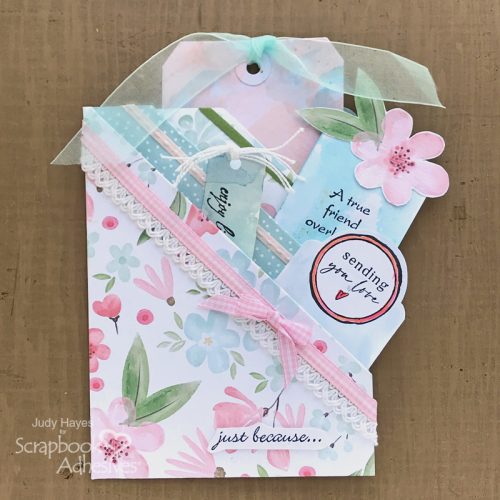 Pocket Card of Wishes by Judy Hayes for Scrapbook Adhesives by 3L 