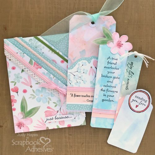 Pocket Card of Wishes by Judy Hayes for Scrapbook Adhesives by 3L 