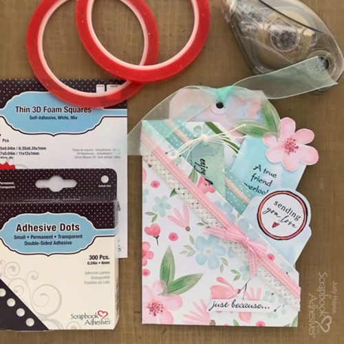 Pocket Card of Wishes by Judy Hayes for Scrapbook Adhesives by 3L 