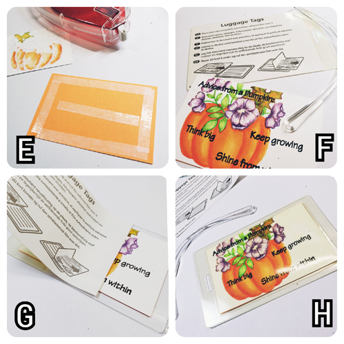 Great Pumpkin Advice in a Tag by Jenn Gross for Scrapbook Adhesives by 3L