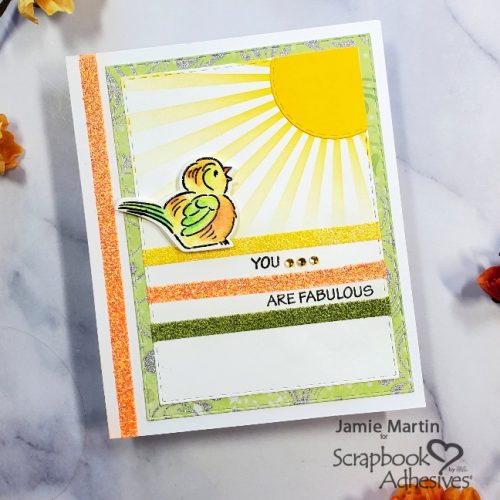 You are Fabulous Background Tutorial by Jamie Martin for Scrapbook Adhesives by 3L