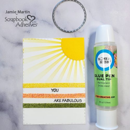 You are Fabulous Background Tutorial by Jamie Martin for Scrapbook Adhesives by 3L