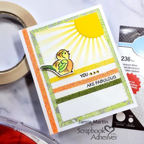 You are Fabulous Background Tutorial by Jamie Martin for Scrapbook Adhesives by 3L