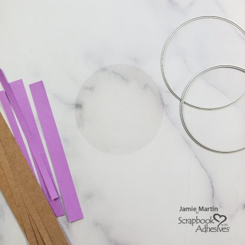 Floating Strips Card by Jamie Martin for Scrapbook Adhesives by 3L