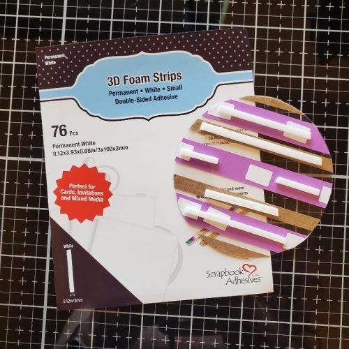 Floating Strips Card by Jamie Martin for Scrapbook Adhesives by 3L
