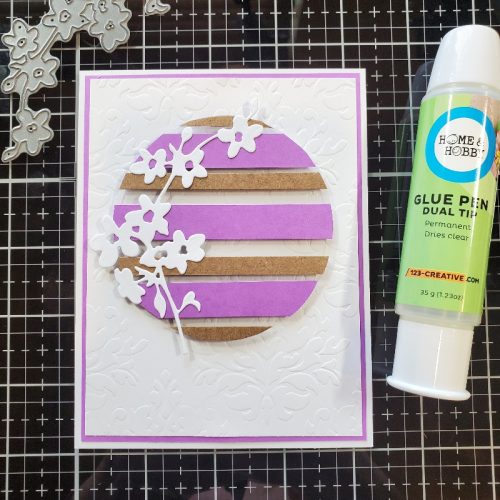 Floating Strips Card by Jamie Martin for Scrapbook Adhesives by 3L