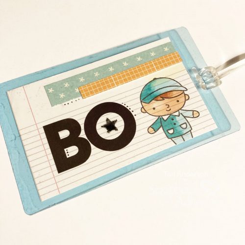 Backpack Name Tags by Teri Anderson for Scrapbook Adhesives by 3L