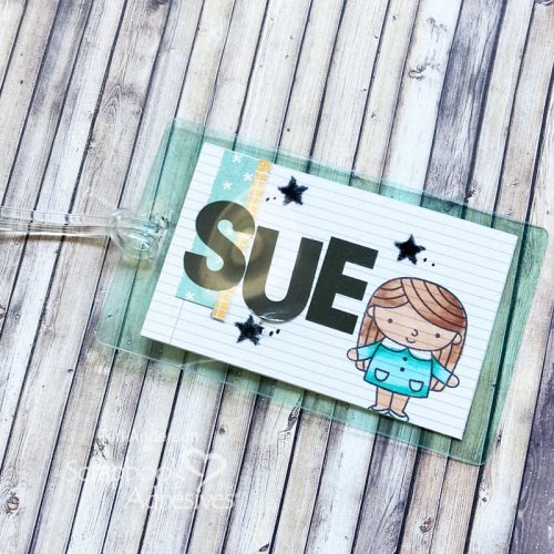 Backpack Name Tags by Teri Anderson for Scrapbook Adhesives by 3L 